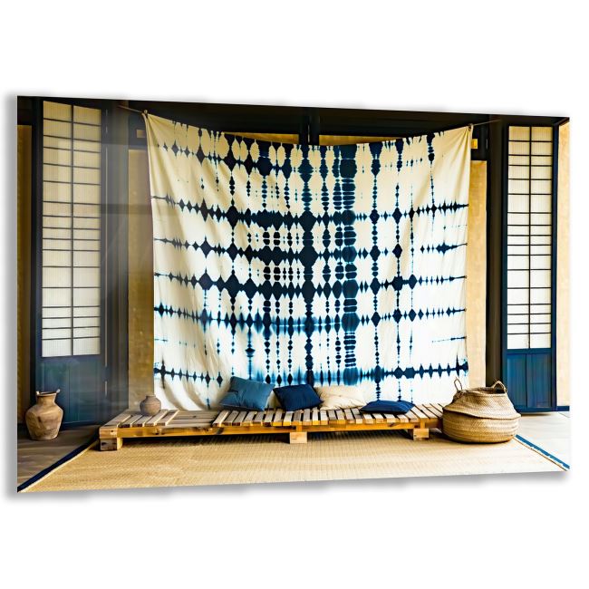 Etnik Cam Tablo - Yatay Motif 01-012 