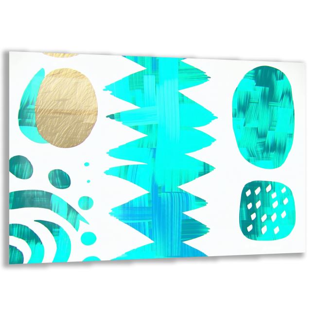 Etnik Cam Tablo - Yatay Motif 01-025 