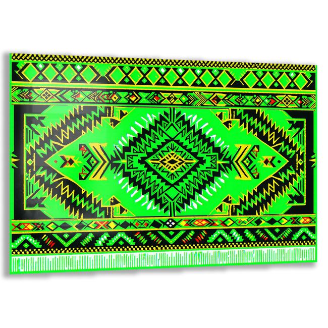 Etnik Cam Tablo - Yatay Motif 01-029 