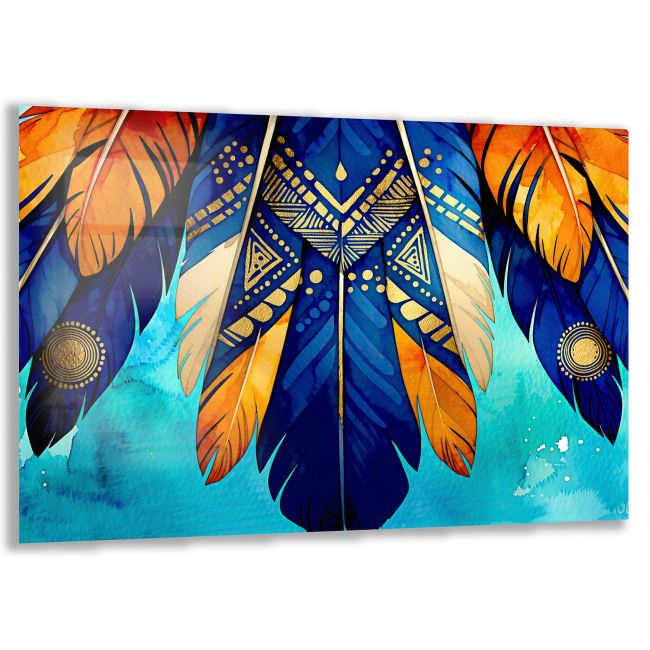 Vahşi Doğa Cam Tablo - Yatay Motif 01-056 