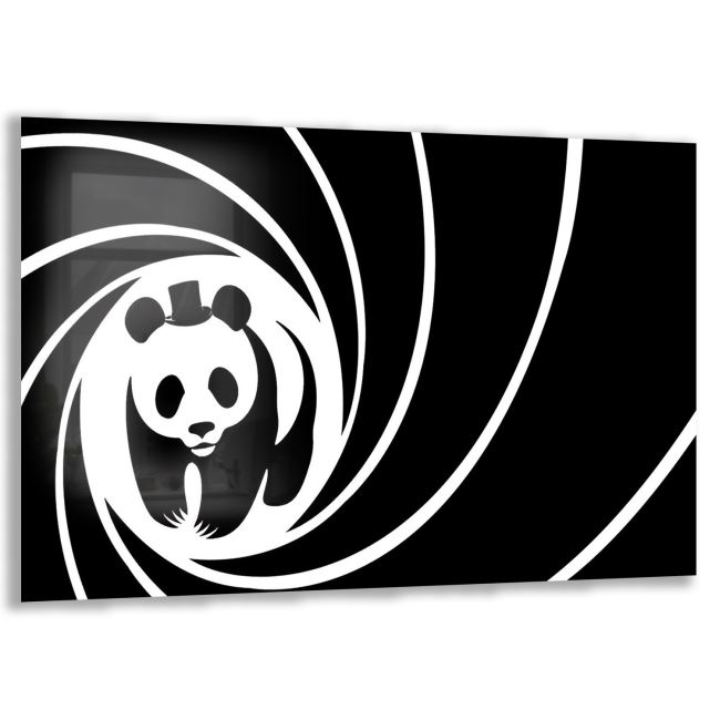 Panda Cam Tablo - Yatay Motif 01-005 