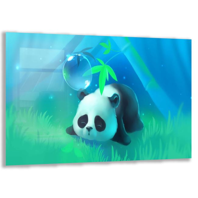 Panda Cam Tablo - Yatay Motif 01-017 
