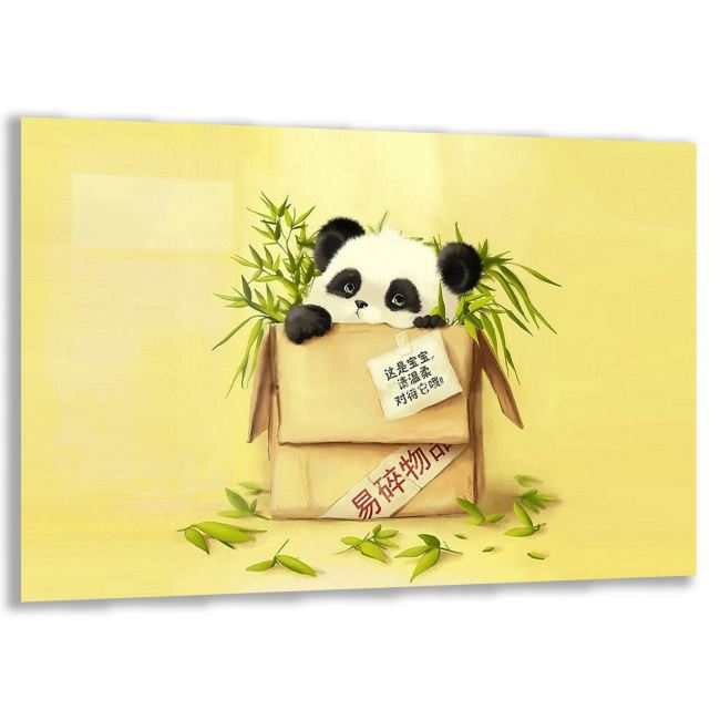 Panda Cam Tablo - Yatay Motif 01-024 