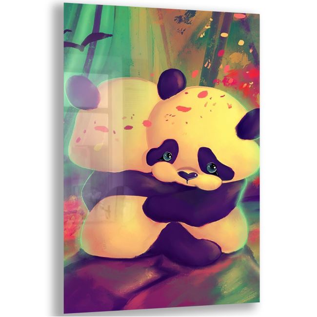 Panda Cam Tablo - Dikey Motif 02-005 