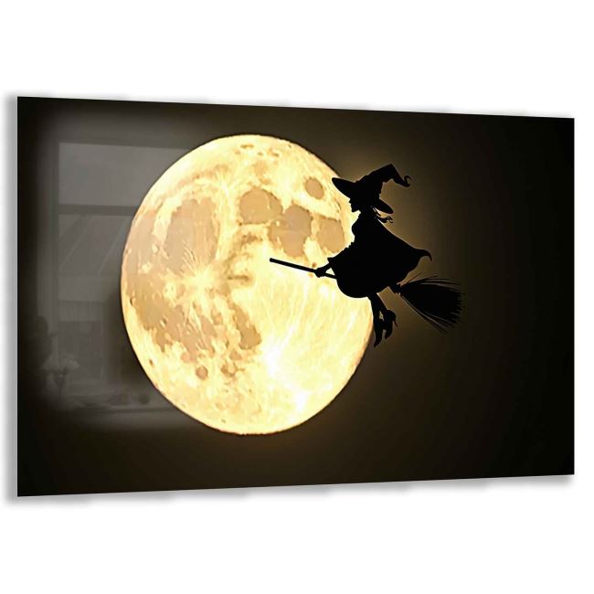 Fantastik ve Büyülü Dünyalar Temalı Çocuk Odası Cam Tablo - Yatay Motif 01-016 