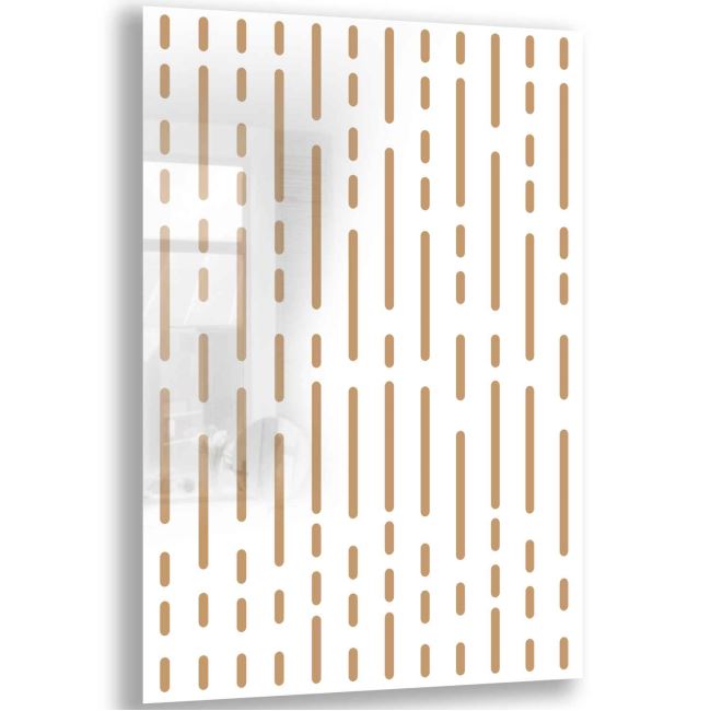 Klasik Bohem Cam Tablo - Dikey Motif 02-019 