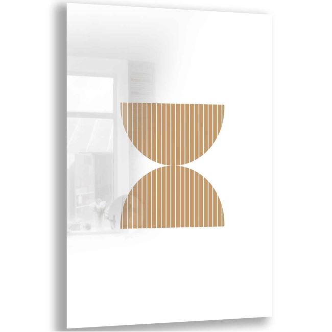 Klasik Bohem Cam Tablo - Dikey Motif 02-025 