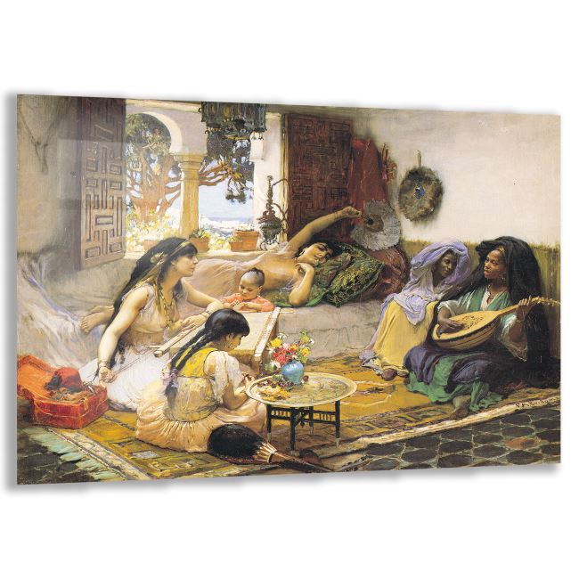 Klasik  Osmanlı Cam Tablo - Dikey Motif 02-006 