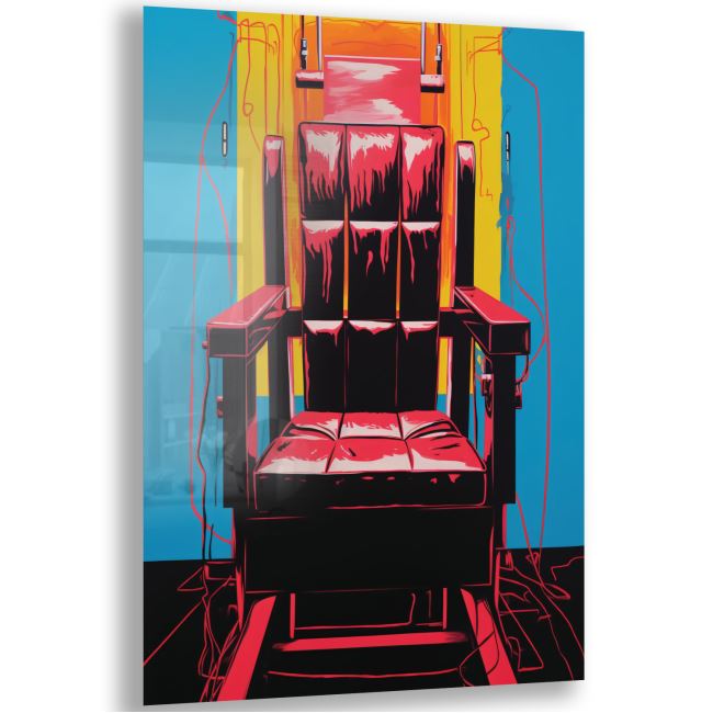 Sanatsal Cam Tablo - Pop Art - Dikey Motif 05-008 