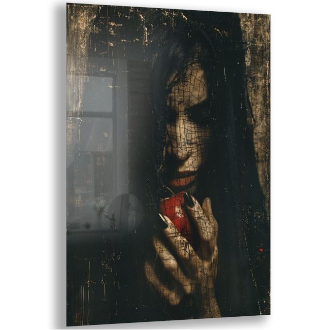 Fantastik ve Korku Cam Tablo - Karışık - Dikey Motif 01-055 