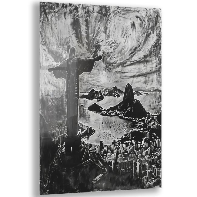 Yolculuk ve Seyahat Cam Tablo - Karışık - Dikey Motif 01-016 
