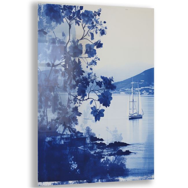 Yolculuk ve Seyahat Cam Tablo - Karışık - Dikey Motif 01-025 