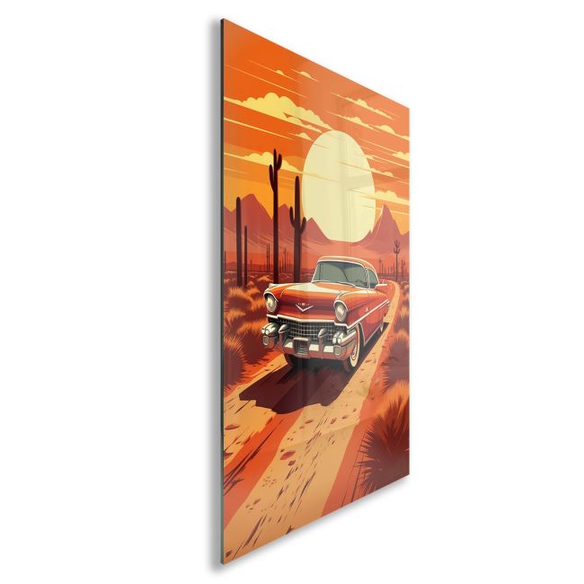 Vintage Cam Tablo - Türkiye Manzaraları - Dikey Motif 01-002 30 x 45