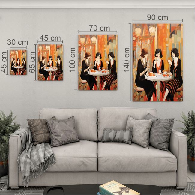 Vintage Cam Tablo - Türkiye Manzaraları - Dikey Motif 01-003 30 x 45