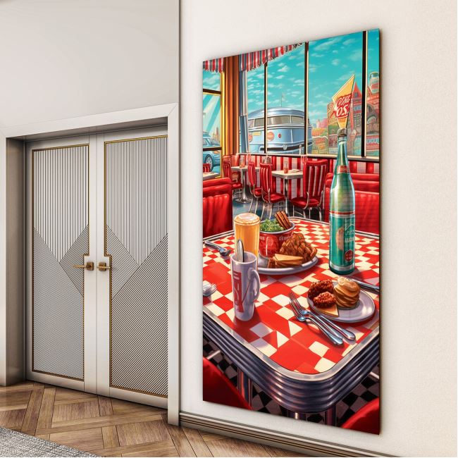Vintage Cam Tablo - Türkiye Manzaraları - Dikey Motif 01-005 30 x 45