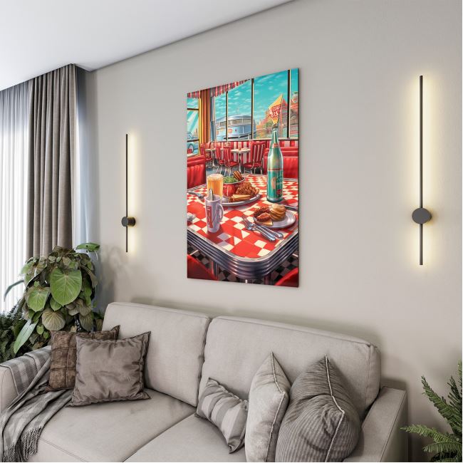 Vintage Cam Tablo - Türkiye Manzaraları - Dikey Motif 01-005 30 x 45