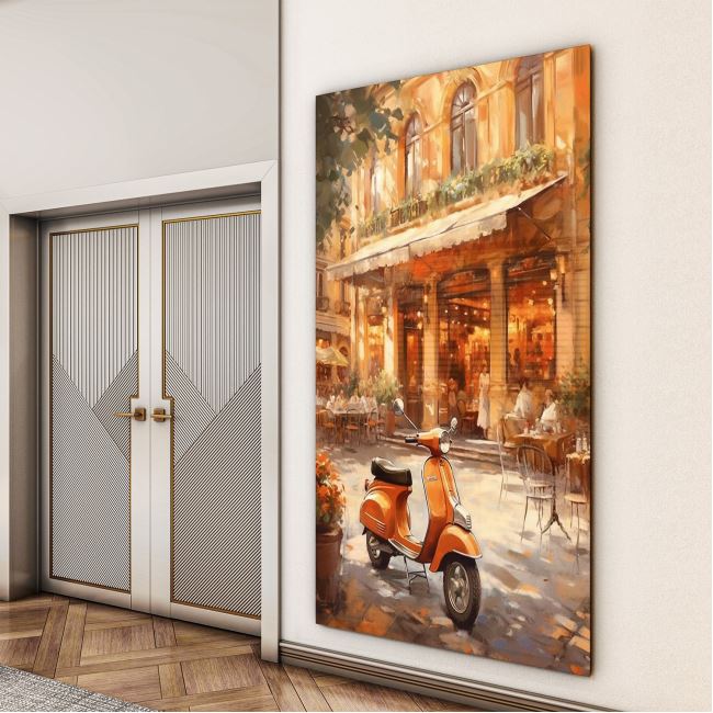 Vintage Cam Tablo - Türkiye Manzaraları - Dikey Motif 01-010 70 x 100