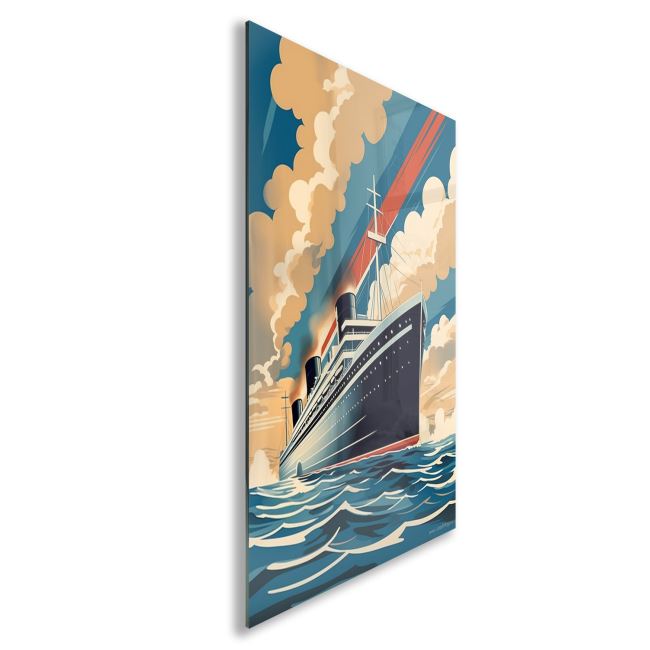 Vintage Cam Tablo - Türkiye Manzaraları - Dikey Motif 01-012 30 x 45