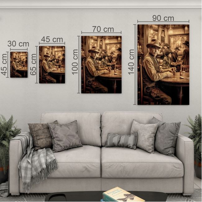 Vintage Cam Tablo - Türkiye Manzaraları - Dikey Motif 01-013 30 x 45