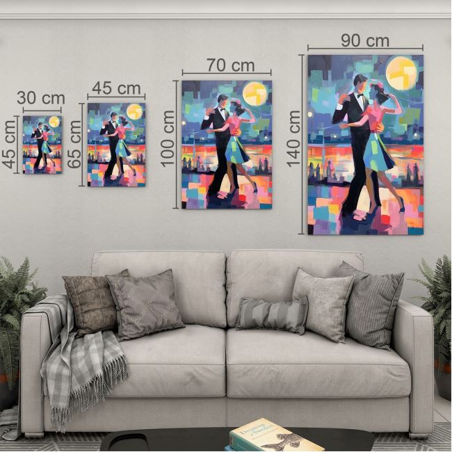 Vintage Cam Tablo - Türkiye Manzaraları - Dikey Motif 01-020 30 x 45