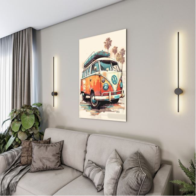Vintage Cam Tablo - Türkiye Manzaraları - Dikey Motif 01-025 30 x 45