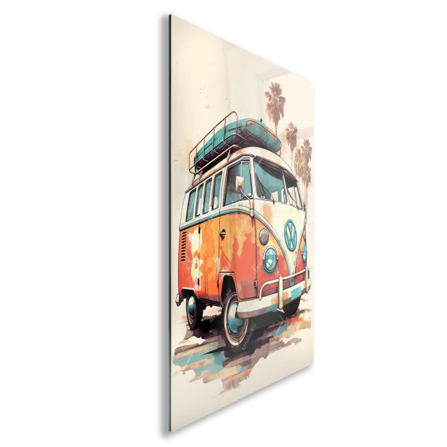 Vintage Cam Tablo - Türkiye Manzaraları - Dikey Motif 01-025 30 x 45