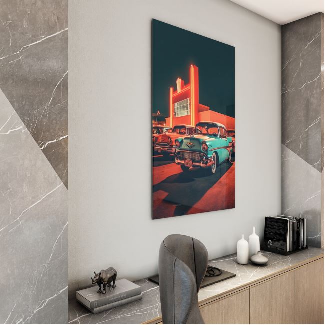 Vintage Cam Tablo - Türkiye Manzaraları - Dikey Motif 01-027 30 x 45