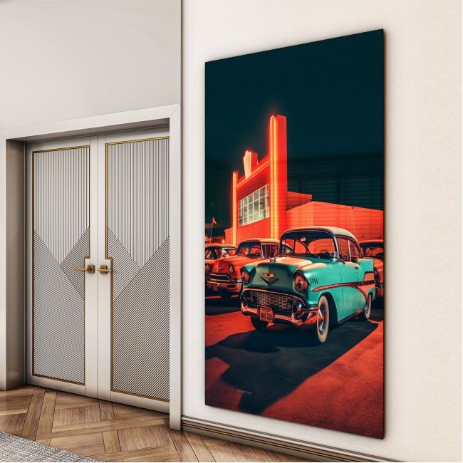 Vintage Cam Tablo - Türkiye Manzaraları - Dikey Motif 01-027 30 x 45