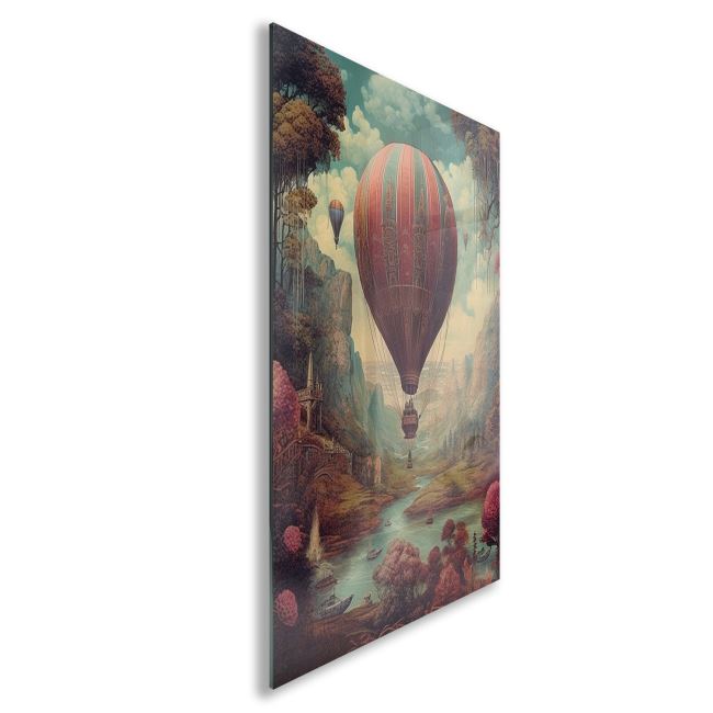 Vintage Cam Tablo - Türkiye Manzaraları - Dikey Motif 01-038 30 x 45