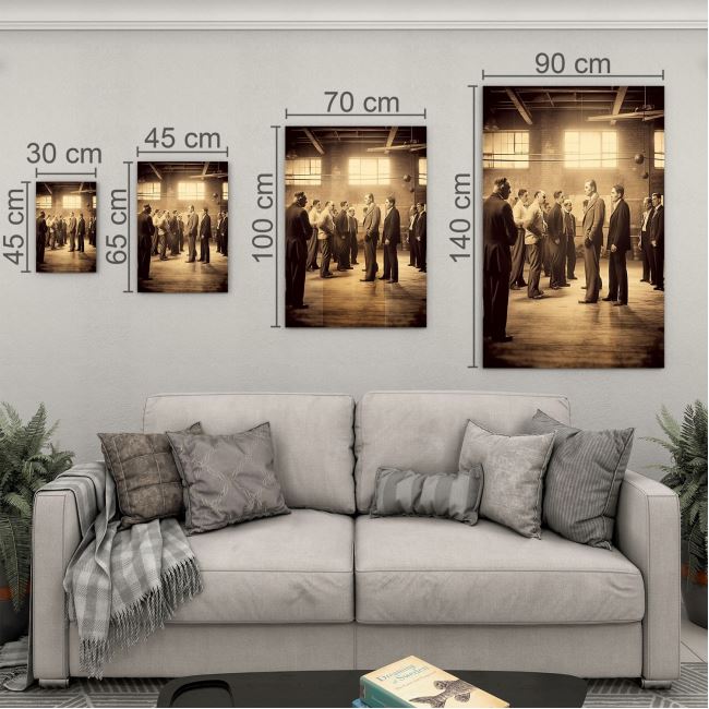 Vintage Cam Tablo - Türkiye Manzaraları - Dikey Motif 01-040 70 x 100