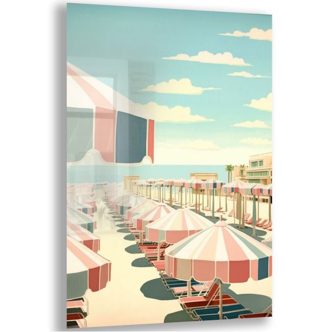 Vintage Cam Tablo - Türkiye Manzaraları - Dikey Motif 01-048 90 x 140