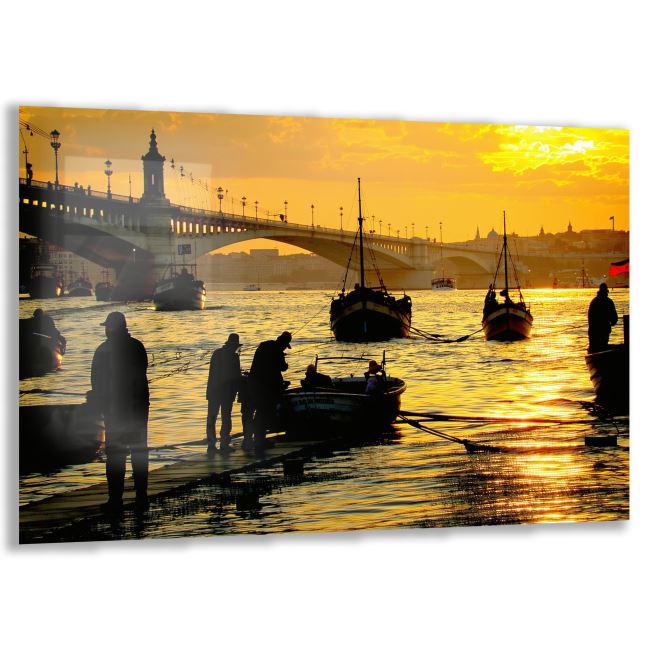 Doğa Manzaralı Cam Tablo - İstanbul - Yatay Motif 02-003 