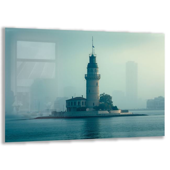 Doğa Manzaralı Cam Tablo - İstanbul - Yatay Motif 02-005 