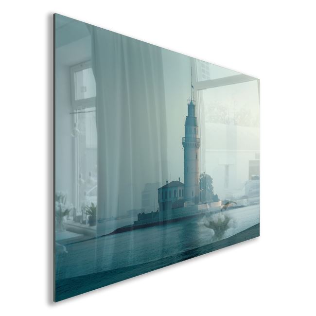Doğa Manzaralı Cam Tablo - İstanbul - Yatay Motif 02-005 