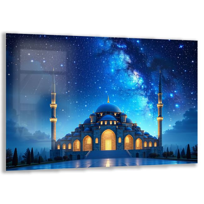 Doğa Manzaralı Cam Tablo - İstanbul - Yatay Motif 02-013 