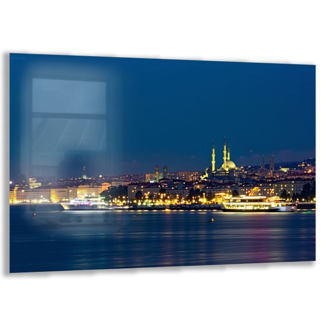 İstanbul Manzaraları Cam Tablo
