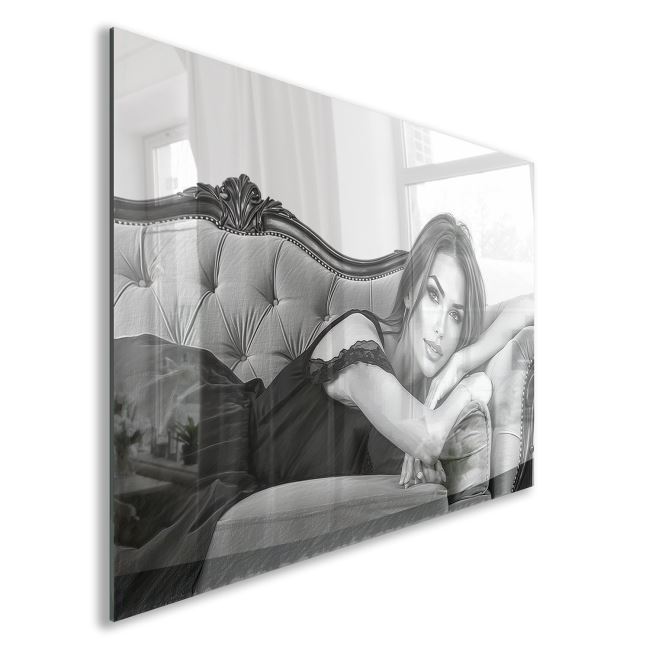 İnsan Cam Tablo - Güzel Kadınlar - Yatay Motif 03-085 
