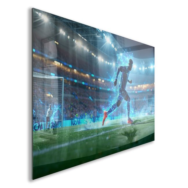 İnsan Cam Tablo - Spor Yapanlar - Yatay Motif 04-029 