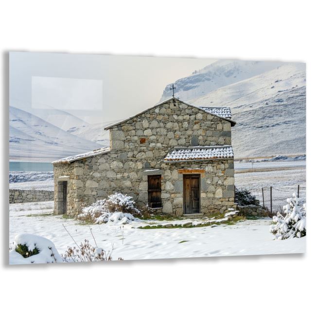 Doğa Manzaralı Cam Tablo - Anadolu - Yatay Motif 03-003 