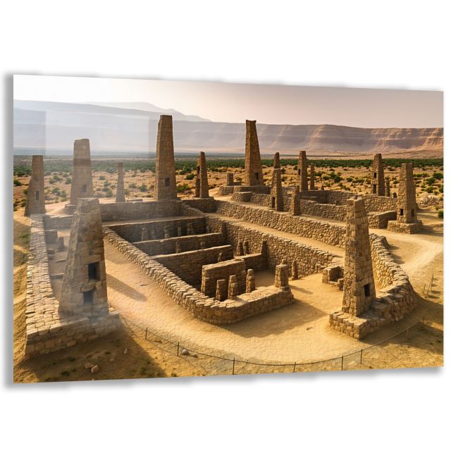 Doğa Manzaralı Cam Tablo - Anadolu - Yatay Motif 03-015 