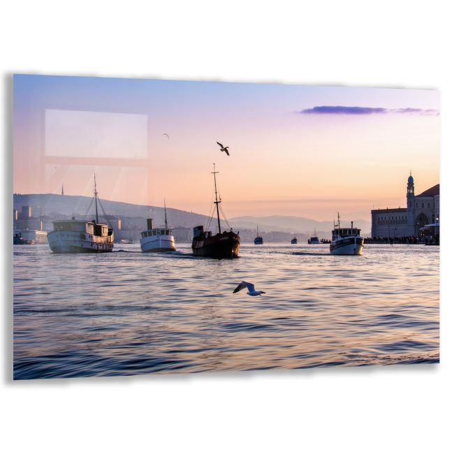 Türkiye Manzara Cam Tablo - Karışık - Yatay Motif 01-001 