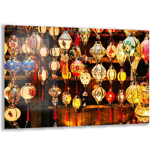 Türkiye Manzara Cam Tablo - Karışık - Yatay Motif 01-003 