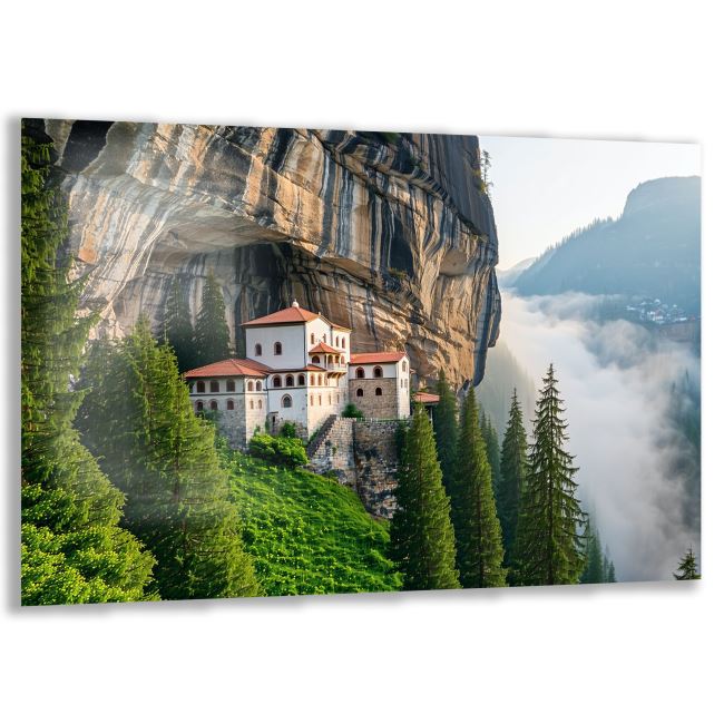 Türkiye Manzara Cam Tablo - Karışık - Yatay Motif 01-017 