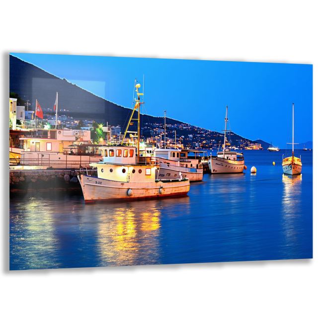Türkiye Manzara Cam Tablo - Karışık - Yatay Motif 01-018 