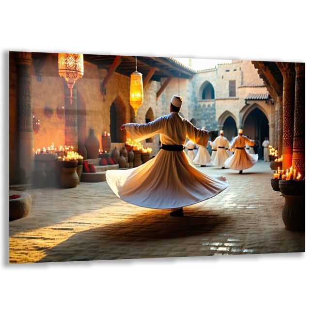 Türkiye Manzara Cam Tablo - Karışık - Yatay Motif 01-022 