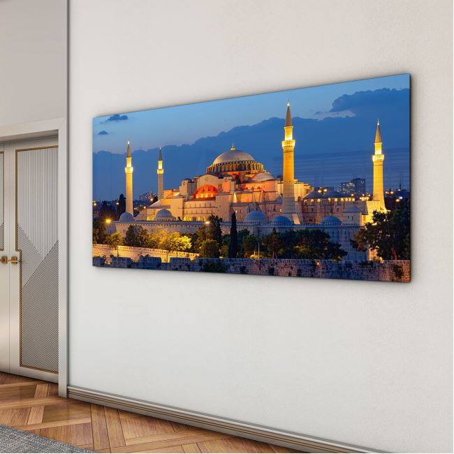 Türkiye Manzara Cam Tablo - Karışık - Yatay Motif 01-442 45 x 65